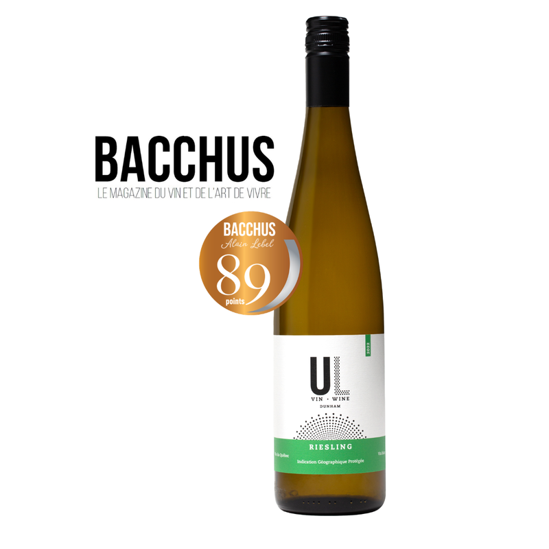 Le Riesling Union Libre reçoit 89 points du Magazine Bacchus