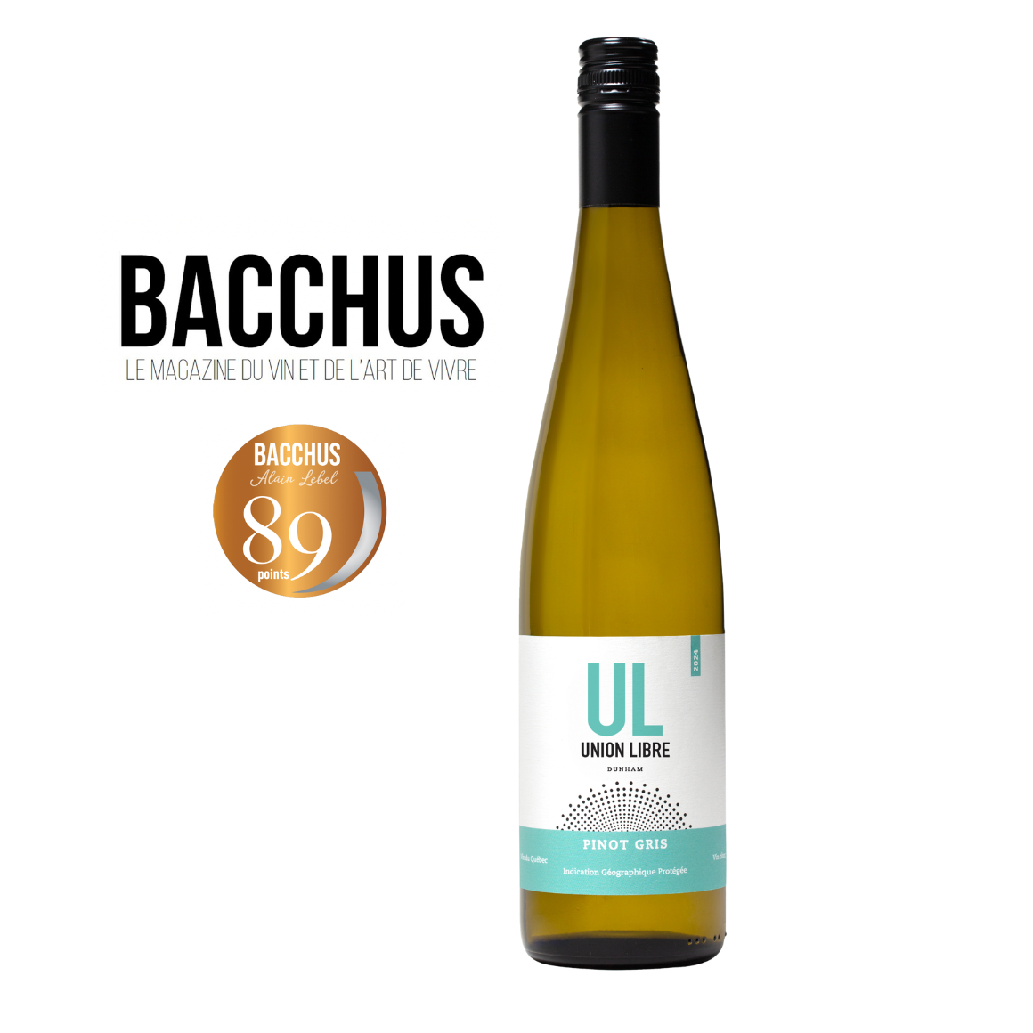 Le UL Pinot Gris 2025 parmi les 10 coups de cœur du Magazine Bacchus
