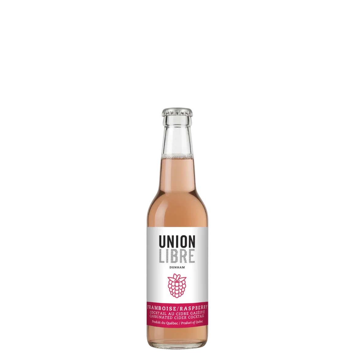 Le Boise Raspberry Cocktail Cocktail au cidre gazéifié - Framboise – Union Libre cidre et vin