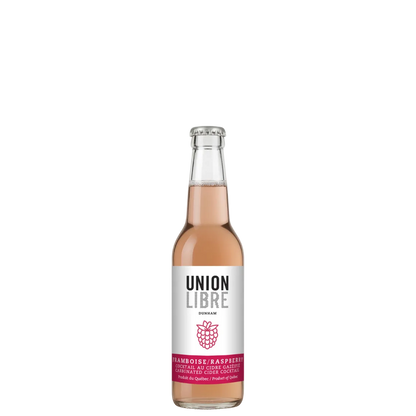 Cocktail au cidre gazéifié - Framboise